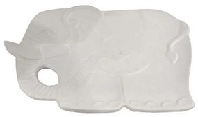 Διακοσμητικός Δίσκος Ελέφαντας 33cm White ROD101K3 Espiel Ceramic