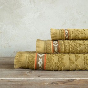 Πετσέτα Marise Beige Gold Nima Σώματος 70x140cm 100% Cotton