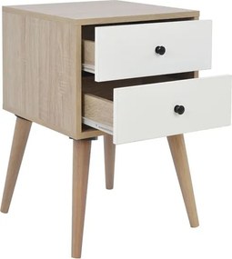 ΚΟΜΟΔΙΝΟ OLIVER HM2225 ΦΥΣΙΚΟ-ΛΕΥΚΟ 40Χ40Χ60 εκ.