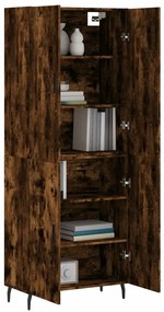 vidaXL Ντουλάπι Καπνιστή Δρυς 69,5x34x180 εκ. από Επεξεργασμένο Ξύλο