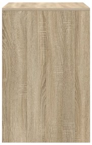 vidaXL Γραφείο Υπολογιστή Sonoma oak Μοριοσανίδα 60 x 50 x 76 εκ