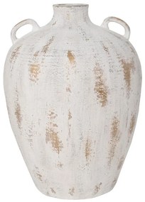 Βάζο Kea 031622 40x40x57cm White-Gold Magnesium