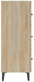 vidaXL Ντουλάπι Sonoma Δρυς 69,5 x 34 x 90 εκ. από Επεξεργασμένο Ξύλο