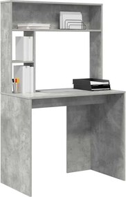 vidaXL Γραφείο Σκυρόδεμα Γκρι 91 x 50 x 149 cm Επεξεργασμένο Ξύλο