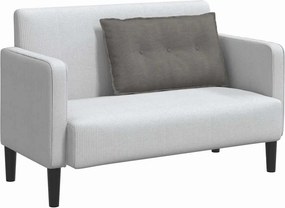 vidaXL Μαξιλάρι Πλάτης Ανοιχτό γκρι 80 x 50 x 19 cm