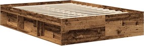 vidaXL Πλαίσιο κρεβατιού χωρίς στρώμα 120x190 εκ. Επεξεργασμένο Ξύλο