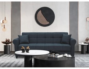 ZITA PLUS AZUR GREY ΥΦΑΣΜΑ 3ΘΕΣΙΟΣ ΚΑΝΑΠΕΣ/ΚΡΕΒΑΤΙ ΜΕ ΑΠΟΘ.ΧΩΡΟ 210X80εκ. 210Χ80Χ75εκ. ΚΡΕΒ.180Χ10040.0129