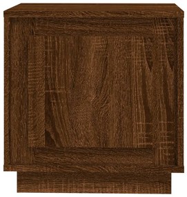 vidaXL Κομοδίνα 2 Τεμ. Καφέ Δρυς 44 x 35 x 45 εκ. Επεξεργασμένο Ξύλο