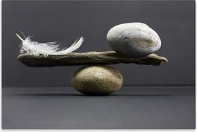 Πίνακας σε καμβά "Balance" Megapap ψηφιακής εκτύπωσης 100x70x3εκ.
