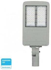 Φωτιστικό δρόμου LED γκρι 120W Samsung chip 4000K class ii, inventronics driver 885 VTAC 885 Γκρι