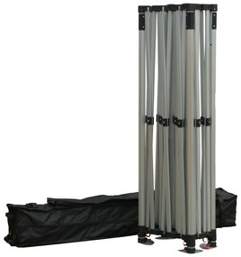 GAZEBO ΕΠΑΓΓΕΛΜΑΤΙΚΟ ΒΑΡΕΩΣ ΤΥΠΟΥ CRESSEN HM21098.01 ΠΤΥΣΣΟΜΕΝΟ ΑΛΟΥΜΙΝΙΟΥ 3x4,5x3,4Yμ
