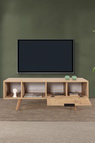 Έπιπλο Τηλεόρασης Sapphire Δρυς RECAL 130x35x18
