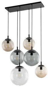 Κρεμαστό Φωτιστικό Οροφής 140cm 6xE27 15W IP20 Esme TK Lighting-4819-Πολύχρωμο 4819