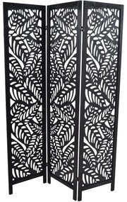 Παραβάν 847891 120x6x170cm Black Ankor Ξύλο