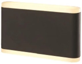 Απλίκα LED Εξωτερικού Χώρου Eurolamp 145-20217 Black