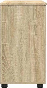 vidaXL Ντουλάπι Μπάνιου με αποθήκευση Δρύς Sonoma 61 x 35 x 64 εκ.