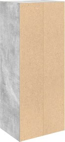 vidaXL Βιβλιοθήκη Γκρι Σκυροδέματος 31x24x77 εκ. Επεξεργ. Ξύλο