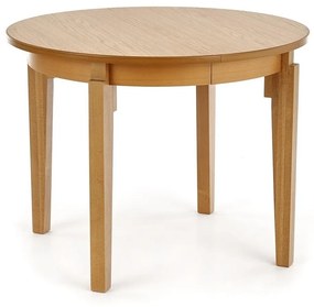 Τραπέζι Houston 785, Μελί δρυς, 77cm, 48 kg, Επιμήκυνση, Φυσικό ξύλο καπλαμά, Ινοσανίδες μέσης πυκνότητας, Ξύλο, Ξύλο: Οξιά, Δρυς | Epipla1.gr