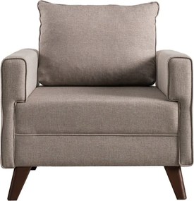 Πολυθρόνα Κρεμ BELLA 81x82x85