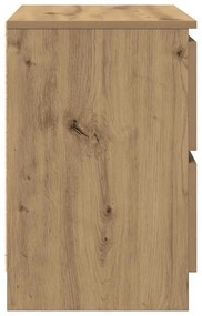 Έπιπλο Τηλεόρασης Αρτισιανή Δρυς 60x35x54 εκ από Επεξεργ. Ξύλο - Καφέ