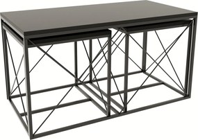 Coffee Table Set Defne - Anthracite Anthracite
Black