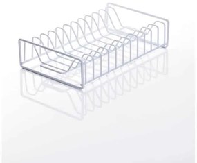 Πιάτοθήκη με ΔΙΣΚΟ 38032/WHITE 44x32cm