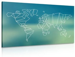 Εικόνα στυλιζαρισμένο παγκόσμιο χάρτη
