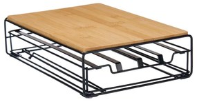 Διοργανωτής Κάψουλες Καφέ Kinvara Καφέ Μαύρο Φυσικό Μέταλλο Bamboo 21 x 57 x 8,5 cm 21 x 7,5 x 31 cm 21 x 8,5 x 31 cm