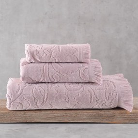 Πετσέτες Sienna (Σετ 3τμχ) Powder Ρυθμός Towels Set 75x150cm 100% Cotton
