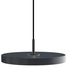 Φωτιστικό Οροφής Asteria Mini Black 2207C4175 Φ31x3.3cm Led 900lm 14W 3000k Anthracite Umage