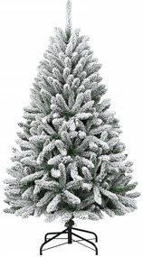 vidaXL Χριστουγεννιάτικο Δέντρο Τεχνητό Αρθρωτό με Χιόνι 120 εκ.