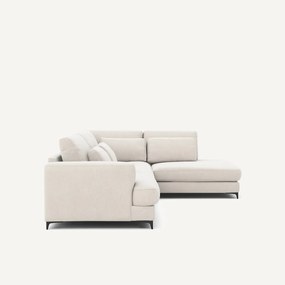 Γωνιακός καναπές-κρεβάτι, δεξιός, βελούδο chenille, Marsile