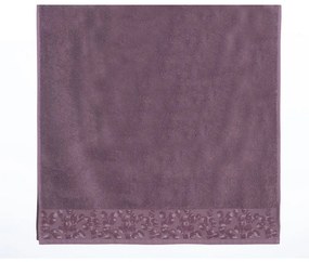 Πετσέτα Odete Mauve Nef-Nef Homeware Hand 30x50cm 100% Βαμβάκι