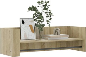 vidaXL Ράφι Τοίχου Sonoma Δρυς 100x35x30,5 εκ. Επεξεργασμένο Ξύλο