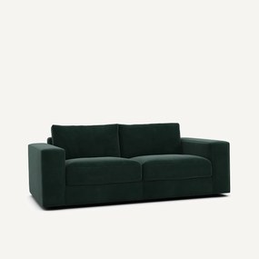 Τριθέσιος καναπές με βελούδινη ταπετσαρία, Skander