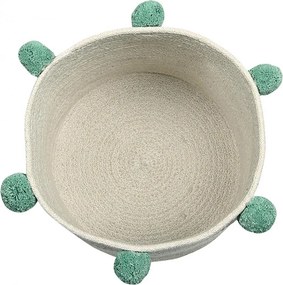 Καλάθι Αποθήκευσης (Φ30x30) Lorena Canals Bubbly Nat/Green