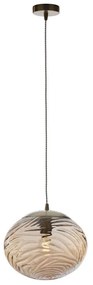 Φωτιστικό Οροφής Nereide I-NEREIDE-E-S1 CH 1xE27 Led Φ30cm 149,7cm Champagne Luce Ambiente Design Glass