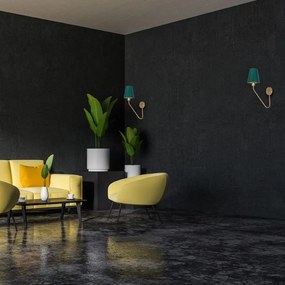 Απλίκα Τοίχου Victoria με καπέλο Μπρονζέ