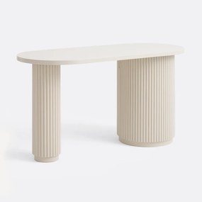 Γραφείο με οργανική μορφή, με 1 πόρτα, GENNA