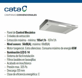 Απορροφητήρας Kουζίνας Cata LFK6001X