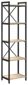 vidaXL Βιβλιοθήκη Sonoma Δρυς 40 x 30 x 153 εκ Επεξεργασμένο ξύλο