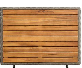 vidaXL Ντουλαπιού Γκρι 70 x 50 x 87 εκ Πολυεστέρας και Ρόλυ Ράττεν