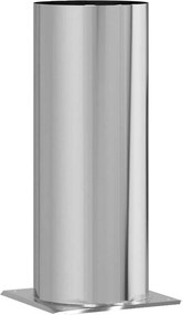 vidaXL Επέκταση Κεφαλής Καμινάδας Ασημί 31 x 31 x 50 εκ.