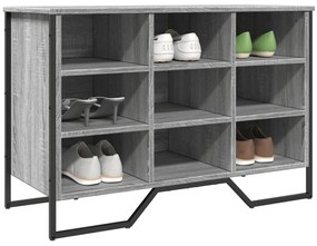 Παπουτσοθήκη Γκρι Sonoma 90x38x61,5 εκ. από Επεξεργασμένο Ξύλο - Γκρι sonoma