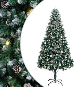 vidaXL Τεχνητό Χριστουγεννιάτικο Δέντρο με 300 LED Πράσινο 240 cm