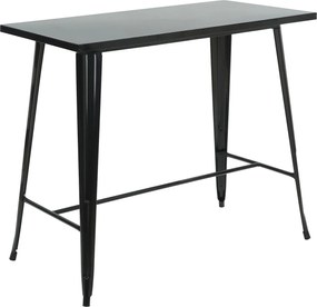 RELIX Τραπέζι Bar Μέταλλο Βαφή Μαύρο   1τμχ