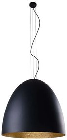 Φωτιστικό Οροφής Egg Xl 9026 Black-Gold Nowodvorski Πολυρεσίνη