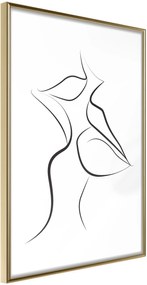 Αφίσα - Passionate Closeness - 40x60 - Χρυσό - Χωρίς πασπαρτού