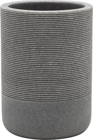 Ποτηροθήκη Μπάνιου (Φ7x10) Estia Stone Grey 02-13387