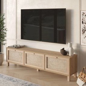Έπιπλο Τηλεόρασης Δρυς CROBOR 180x32x45.6